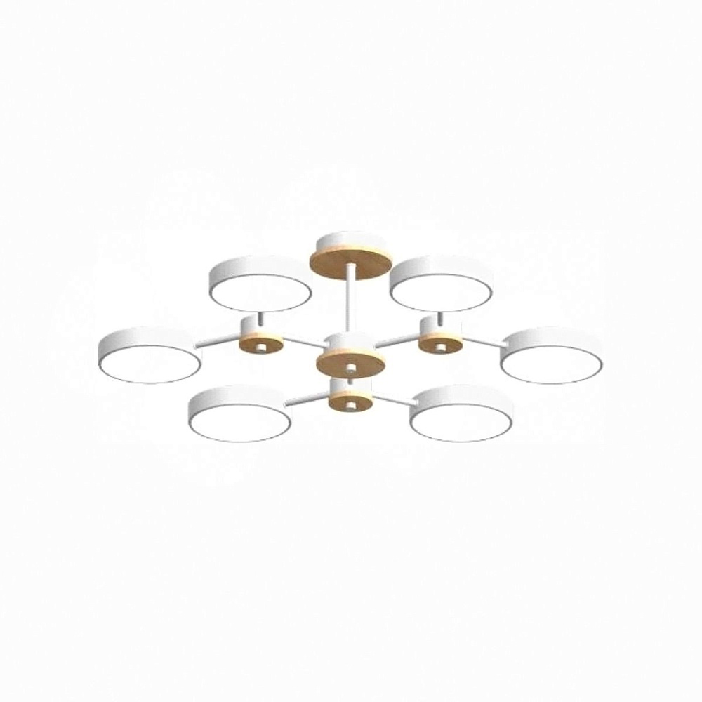Люстра на штанге LED4U L3216-730 WH