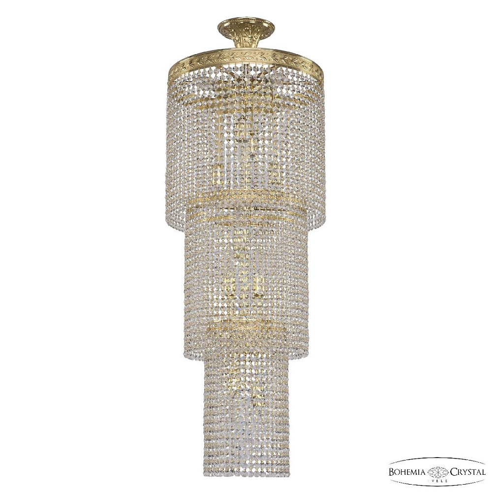 Каскадная люстра Bohemia Ivele Crystal 83301/40IV-100 G